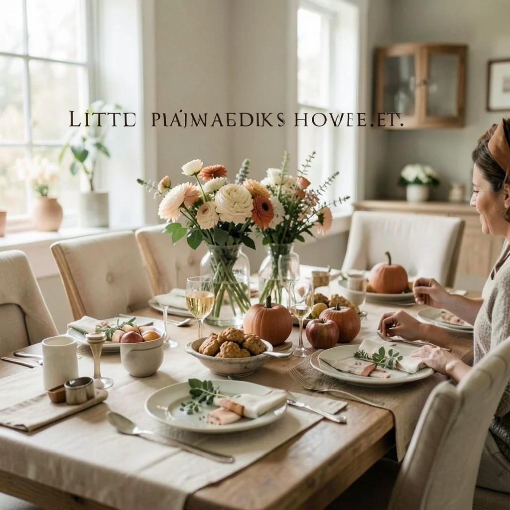 Editorial photograph for this page: Colors, Food, and Decor for a Pumpkin-Themed Table