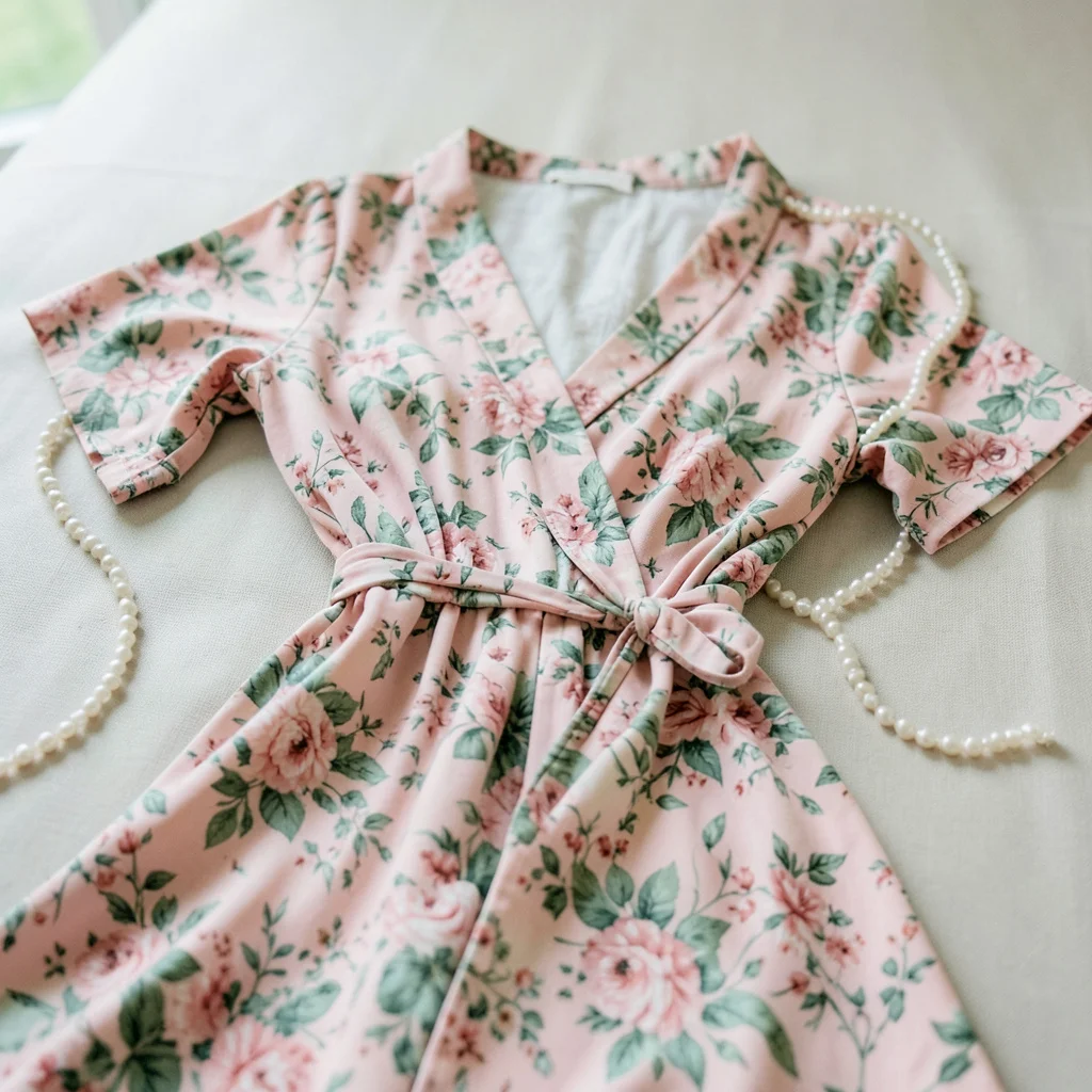 A selection of bridal shower-appropriate outfits for different levels of formality.